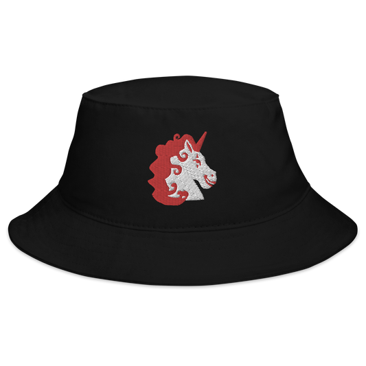 Red Unicorn Bucket Hat