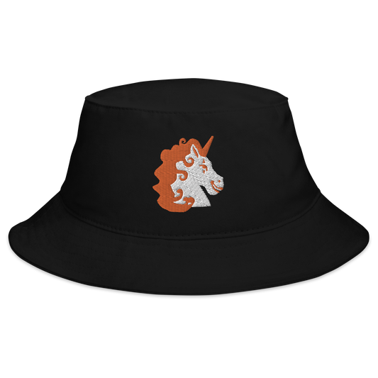 Orange Unicorn Bucket Hat