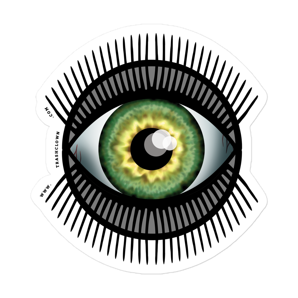 Eye Wide Open Sticker