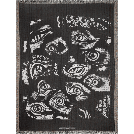 All Eyes on Me Woven Blanket