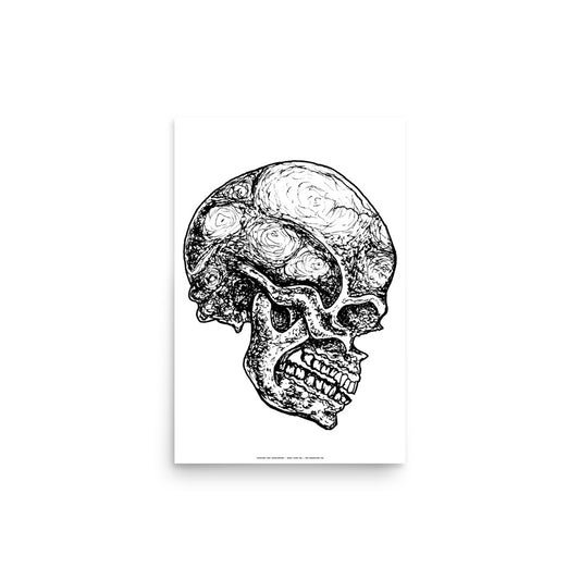 Skull in Profile Print