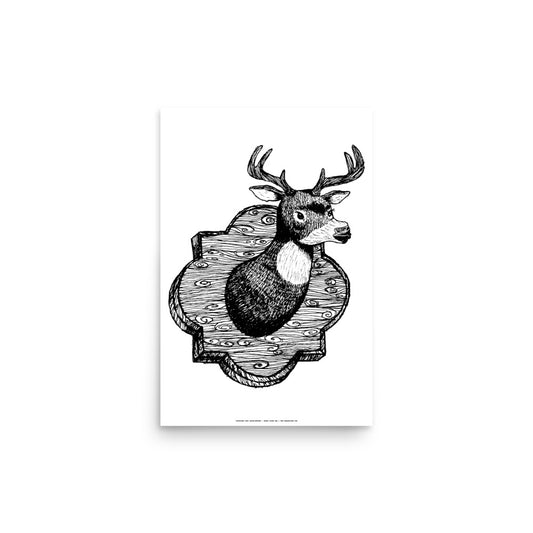 Deer Head Print