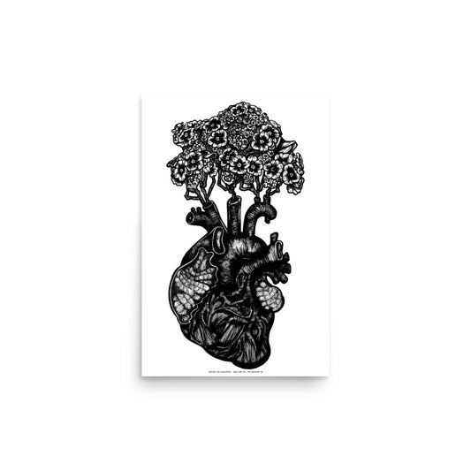 Blooming Heart Print